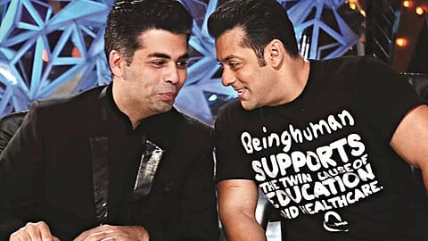 Karan Johar and actor Salman Khan&nbsp;