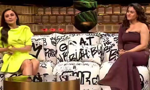 Rani Mukerji and Kajol in Karan Johar (Photo: IANS)