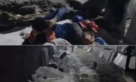 The interiors of the tunnel as seen in the video. (ANI)