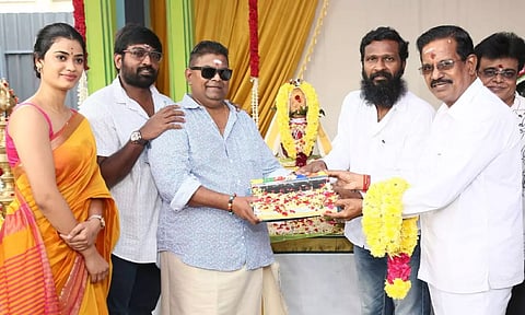 Vijay Sethupathi-Mysskin's 'Train' goes on floors with a pooja ceremony.&nbsp;