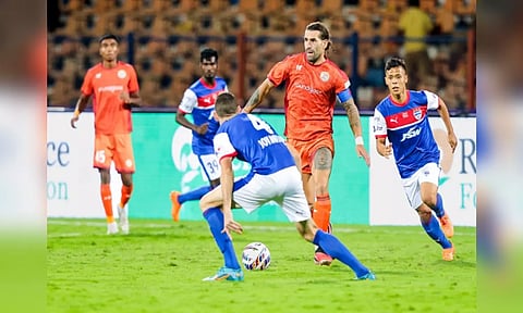 Bengaluru FC in action against Punjab FC during Indian Super League 2023-24 (Photo: AIFF)