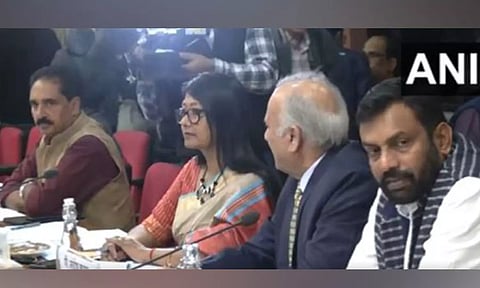 All party meeting underway ahead of Winter Session of Parliament (Photo: ANI)