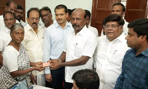 Tamil Nadu Health Minister Ma Subramanian inspected a medical camp held in the Royapuram zone.