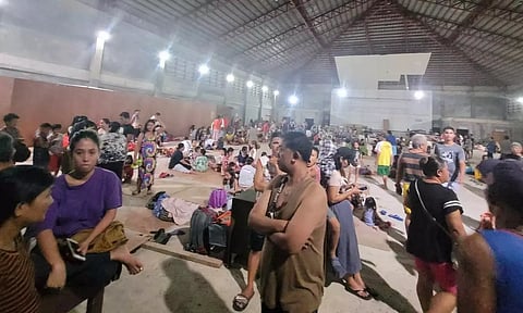 People gather at an evacuation center, in the aftermath of an earthquake in Philippines (Photo: Reuters)
