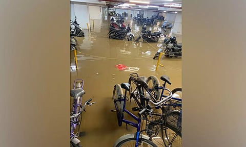 Situation of St Thomas Metro station parking lot on November 29