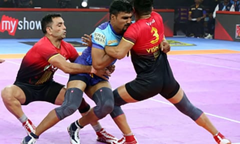 Bengal Warriors beat B'luru Bulls 32-30 (Photo: IANS)