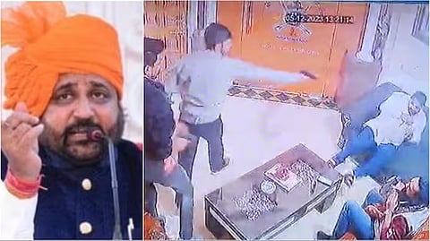 Karni Sena’s chief shot dead; caught on CCTV (Twitter)