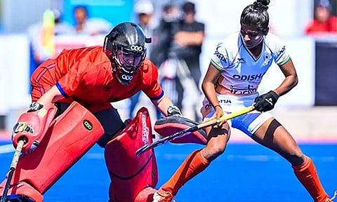 Team India in action against New Zealand. (Photo: HI Media)