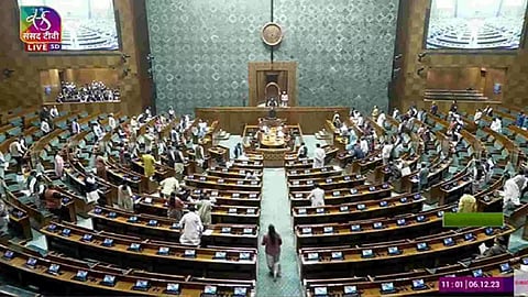 Lok Sabha on Day 3 of Winter Session (Photo/ Sansad TV)