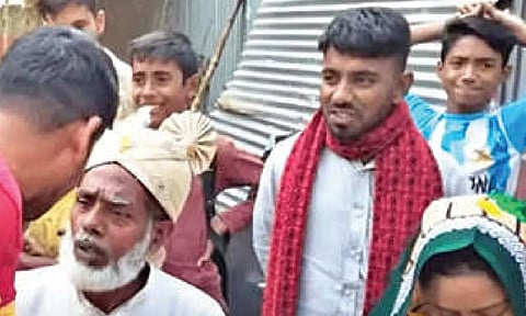 Did man fight with grandfather over same woman?