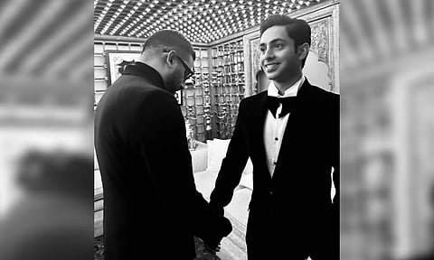 Abhishek Bachchan with Agastya Nanda. (Instagram)