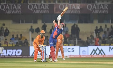Gautam Gambhir in action for India Capitals. (Photo: LLC/Twitter)