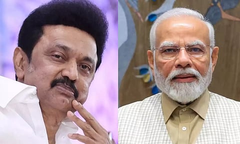 TN CM Stalin; PM Modi (File)