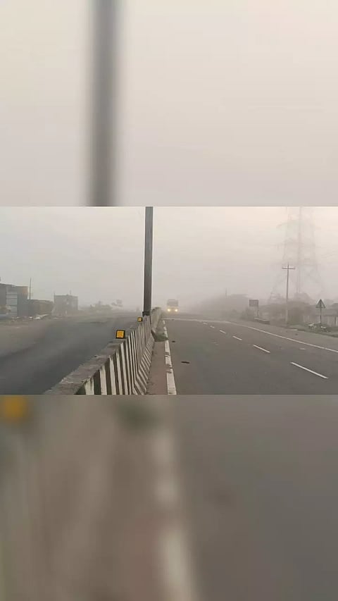 Dense fog witnessed in various parts of Chennai