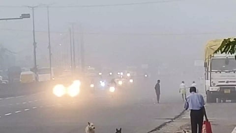 Dense Fog witnessed various parts of the Chennai city
