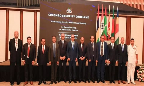 6th NSA-level Meeting of Colombo Security Conclave (Image: ANI)