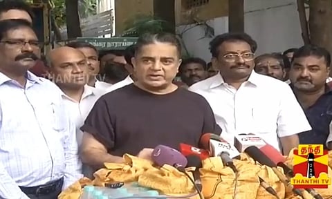 Actor and MNM founder Kamal Haasan