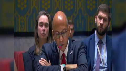 US Deputy Representative at the UN Robert Wood (Image: YouTube/@UnitedNations)