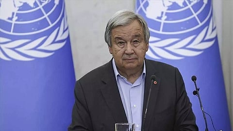 UN Secretary-General Antonio Guterres
