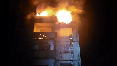 Aftermath of a Russian missile attack in Kharkiv (Photo: Reuters)