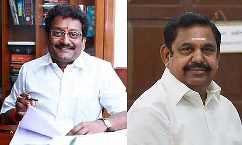 MNM general secretary A Arunachalam, AIADMK general secretary Edappadi K Palaniswami