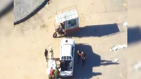 Screengrab of video shared by Israel Defence Forces on X