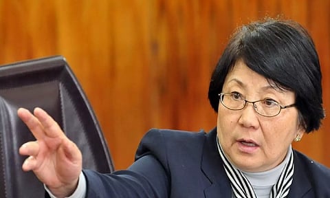 UN special envoy for Afghanistan Roza Otunbayeva