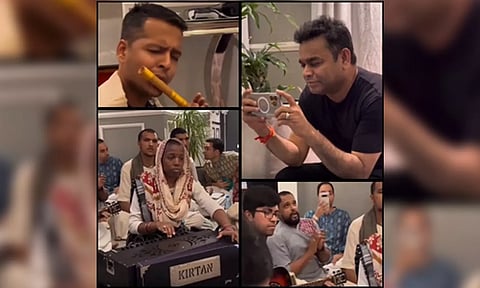 AR Rahman hosts kirtan at his Dubai residence
