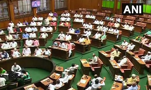 Visual from the Karnataka Assembly (ANI)