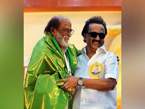 CM Stalin and Rajinikanth (Image credits: X)