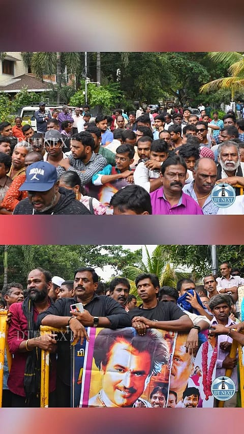 Rajini turns 73: Fans gather outside his residence to celebrate his b'day