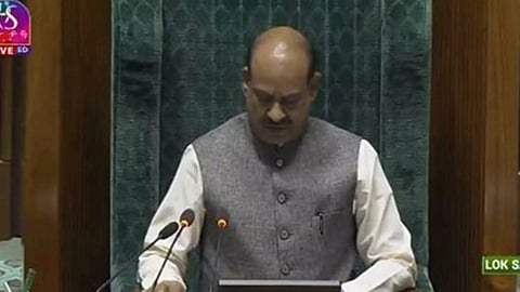 Lok Sabha Speaker Om Birla (Photo courtesy: Sansad TV)