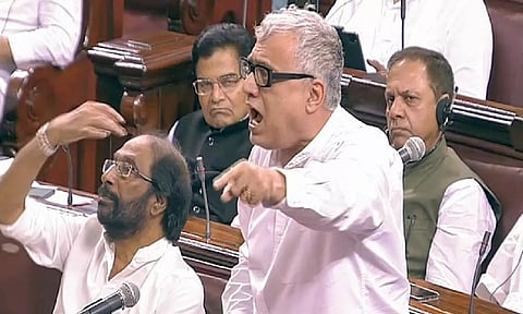 TMC MP Derek O Brien in Rajya Sabha (ANI)