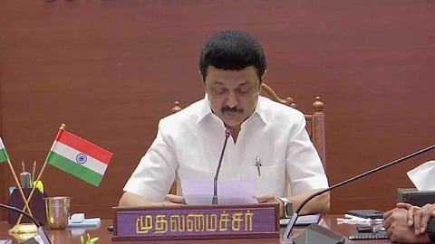 Chief Minister M K Stalin