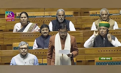 Union Parliamentary Affairs Minister Minister Pralhad Joshi (Sansad TV)