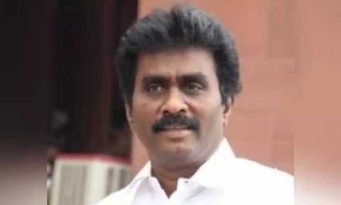 DMK MP S R Parthiban (X/@SR_Parthiban)
