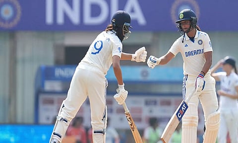 Harmanpreet Kaur and Yastika Bhatia (Photo: X/BCCI Women)