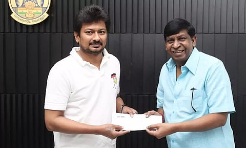 Udhayanidhi Stalin and Vadivelu (Photo: @Udhaystalin)