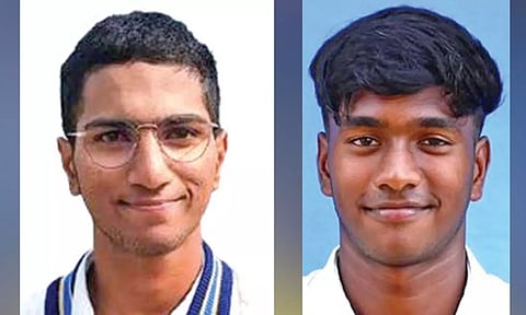 C Andre Siddarth (L) P Vignesh (R)