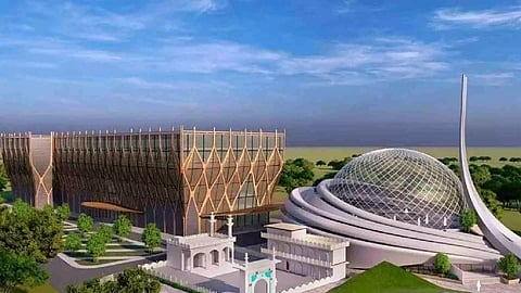 Construction of a proposed mosque in Ayodhya
