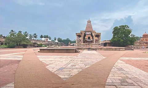 Premises of Big Temple which has never seen inundation.