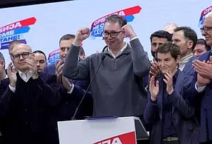 Serbian President Alexander Vucic