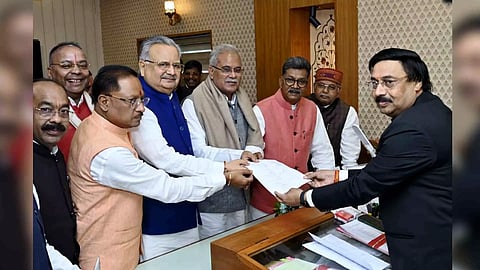 Former CM Raman Singh (PTI)