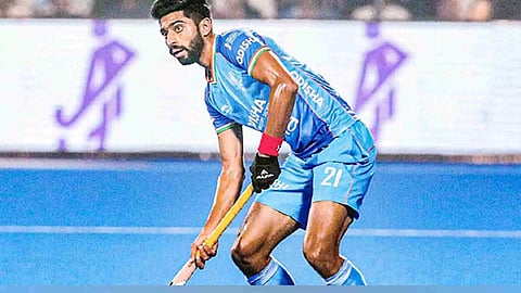 India hockey player Shamsher Singh (Image: Hockey India)