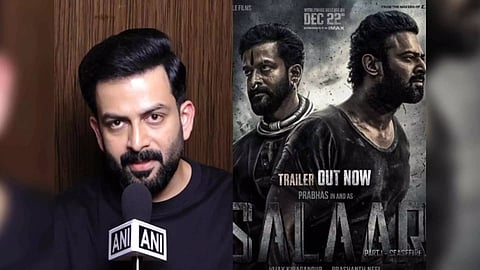 Prithviraj Sukumaran, Salaar poster (Image: ANI/Instagram)