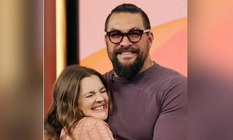 Jason Momoa with Drew Barrymore