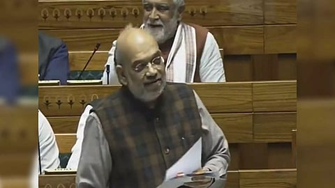 Union Home Minister Amit Shah (Photo/Sansad TV)