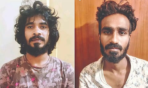 Farhat and Siva, who were hacked to death.