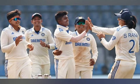 Indian Players Celebrated Taking Wickets (IANS)