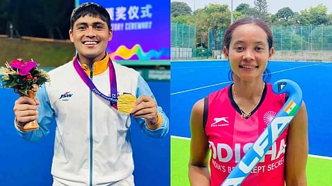 Krishan Bahadur Pathak, Sushila Chanu Pukhrambam (IANS)